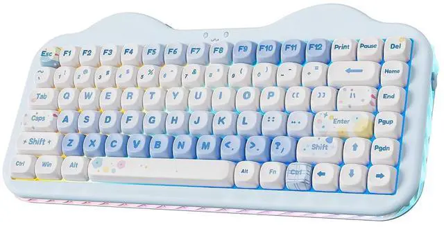 Main image of C75 Wireless Mechanical Keyboard,75% Layout, Hot-Swappable NKRO,BT5.0/2.4G/USB-C Mode,Dye-Sub PBT MO