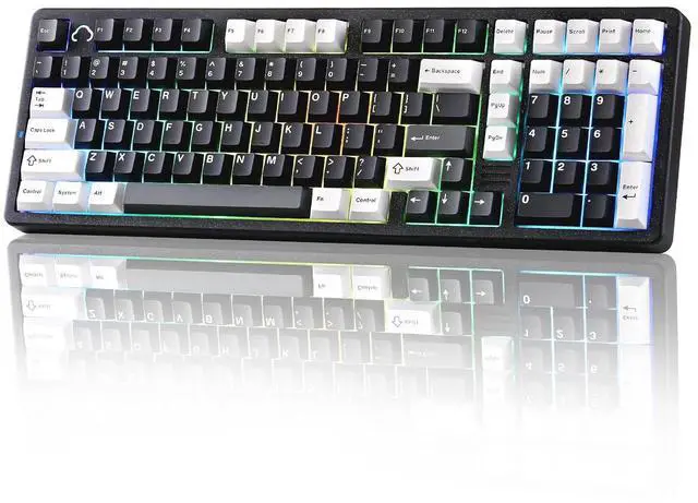 Main image of AL98 QMK/VIA Wireless Mechanical Gaming Keyboard,Full Aluminum,BT/2.4G/USB-C, Pre-Lubed Hot Swappabl
