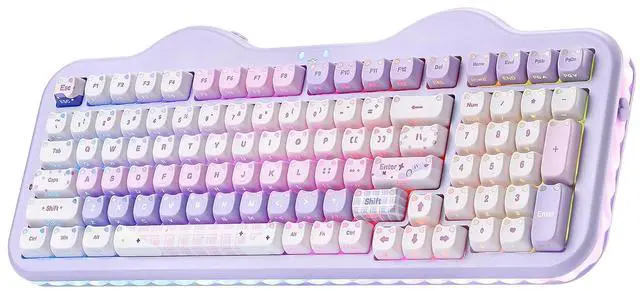 Main image of C98 Wireless Mechanical Keyboard with Number Pad,98 Key BT5.0/2.4G/USB-C Hot Swap Gasket Mount Keybo