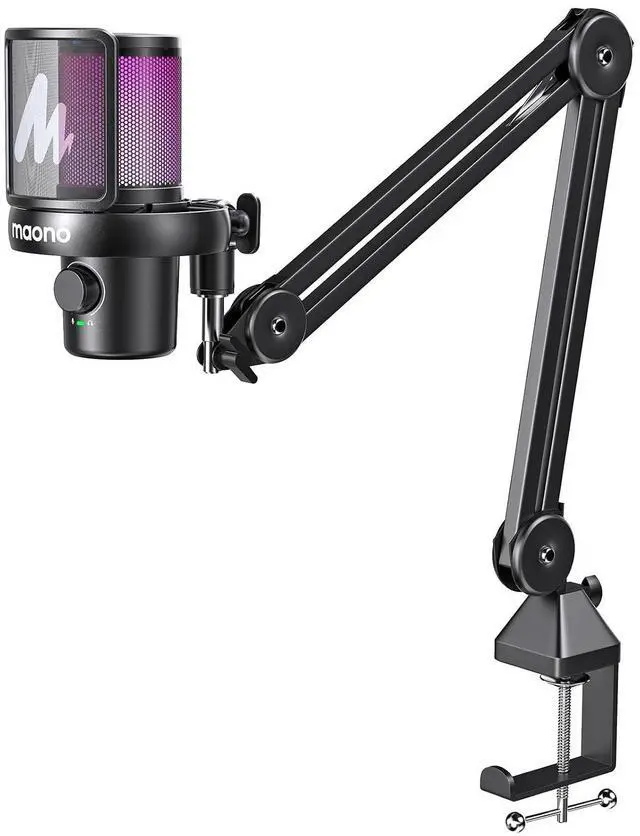 Main image of DM40 Wireless Gaming Microphone with Boom Arm BA37,Black