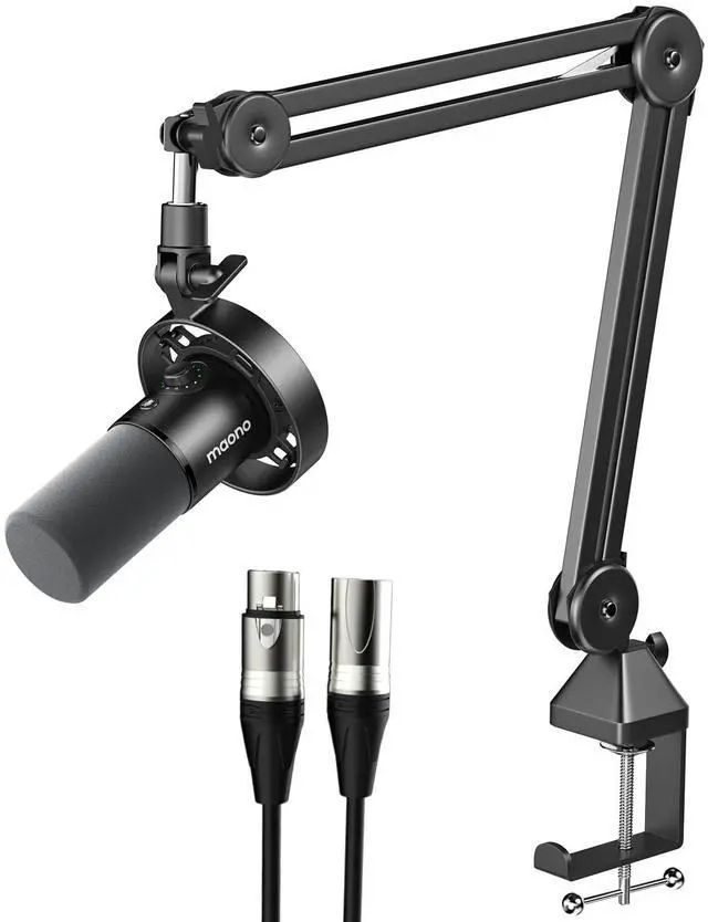 Main image of Dynamic Microphone-XLR USB Podcast Recording Mic Kit: for Vocal Recording, Content Creation, Home St
