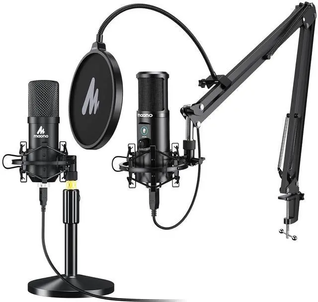 Main image of USB Microphone Kit 192KHZ/24BIT Professional Condenser Computer PC Mic Podcast Streaming Cardioid Mi