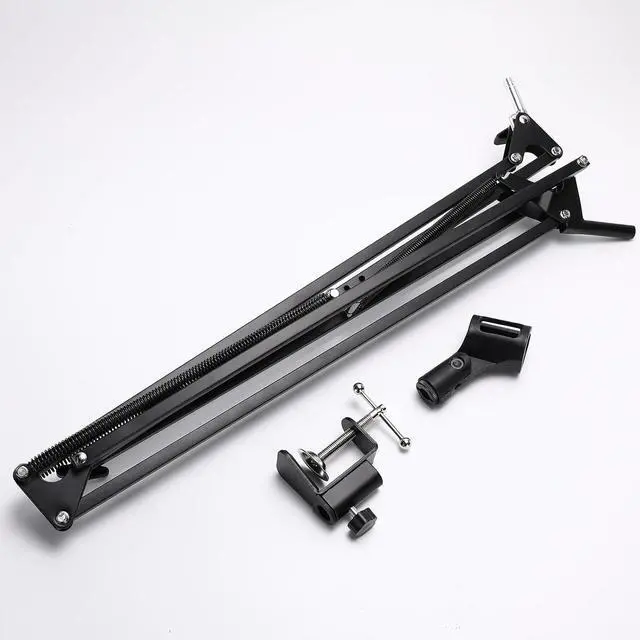 Main image of PodcasterWave Microphone stand, upgraded materials, One-click folding, for various scenes-Game live