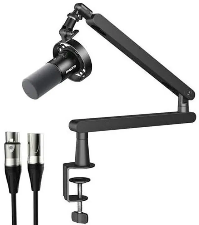 Main image of Dynamic Microphone-XLR USB Podcast Recording Mic Kit: for Vocal Recording, Content Creation, Home St