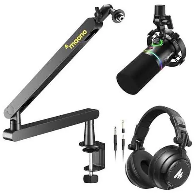 Main image of PD200X RGB Gaming Mic with Software, XLR USB Dynamic Mic Kit with Boom Arm(PD200X+MH601+BA92)