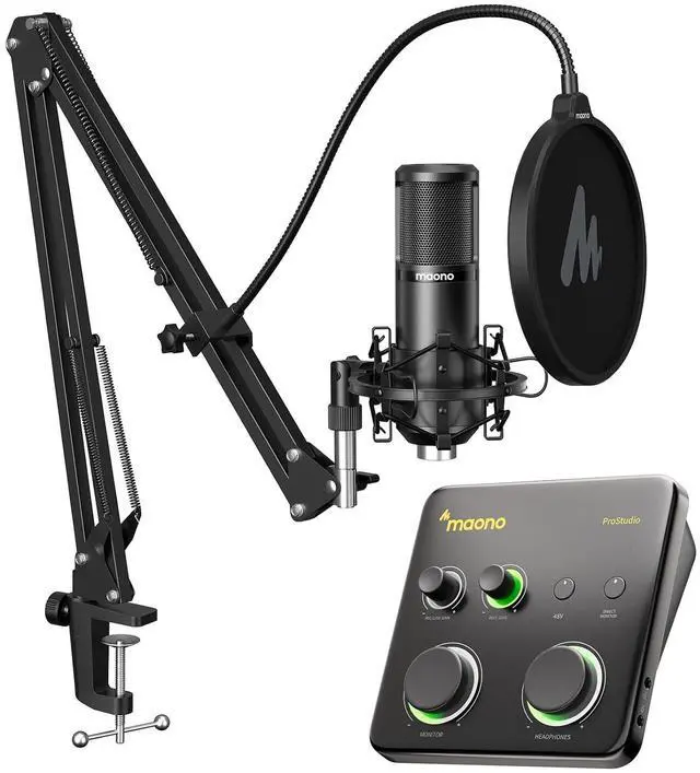 Main image of PM320S & P1 Studio Recording Equipment Include Interface & Microphone for Create