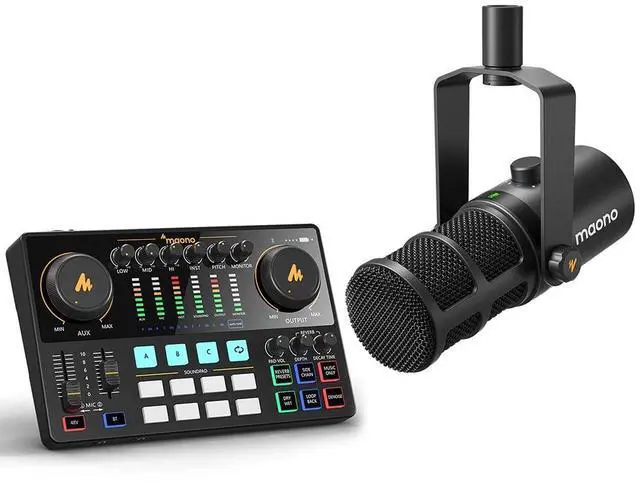 Main image of PD400X Dynamic Microphone with AME2 Audio Interface Bundle for Podcast, Studio, Streaming, Recording