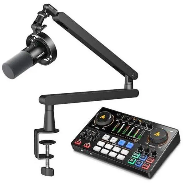 Main image of Podcast Equipment Bundle-XLR USB Podcast Recording Mic kit(PD300X+BA92+E2 Gen2)