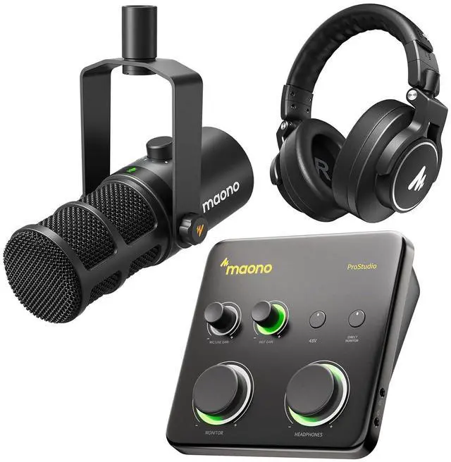 Main image of PD400X & P1 & MH700 Studio Recording Equipment Include Interface & Microphone for Create