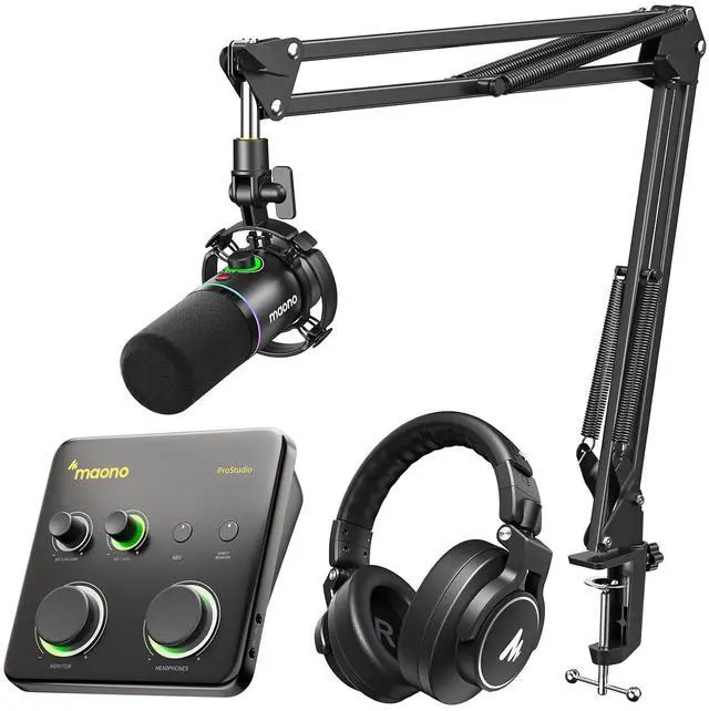 Main image of PD200XS& P1 & MH700 Studio Recording Equipment Include Interface & Microphone for Create