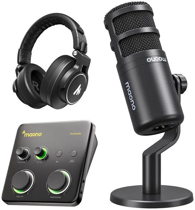 Main image of PD100 & P1 & MH700 Studio Recording Equipment Include Interface & Microphone for Create