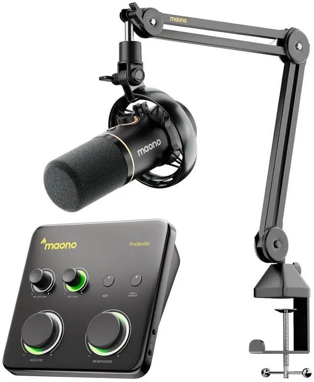 Main image of PD200WS & P1 Studio Recording Equipment Include Interface & Microphone for Create