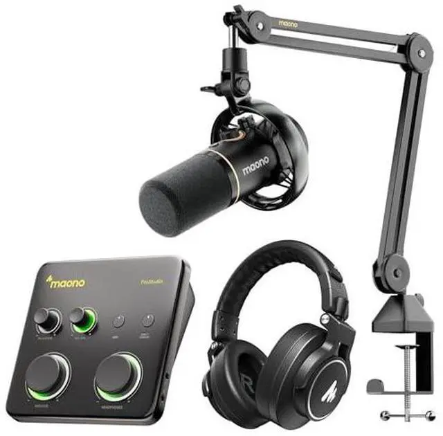 Main image of PD200WS & P1 & MH700 Studio Recording Equipment Include Interface & Microphone for Create
