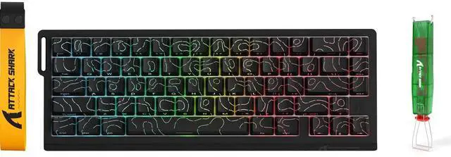 Main image of X68PRO HE 8000Hz Wireless Gaming Magnetic Switch Keyboard with Hall Effect Rapid Trigger, Adjustable