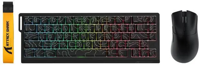 Main image of R1 Wireless Gaming Mouse and X68 PRO HE Rapid Trigger Magnetic Switch Keyboard Tri-Mode Connecti
