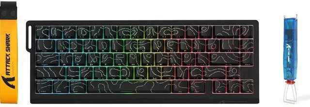 Main image of X68PRO HE 8000Hz Wireless Gaming Magnetic Switch Keyboard with Hall Effect Rapid Trigger, Adjustable