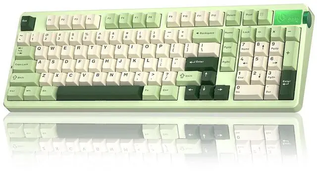 Main image of LEOBOG A98-96% Mechanical Keyboard Wireless, Tri-Mode BT5.0/2.4GHz/USB-C, Creamy Keyboard with Numbe