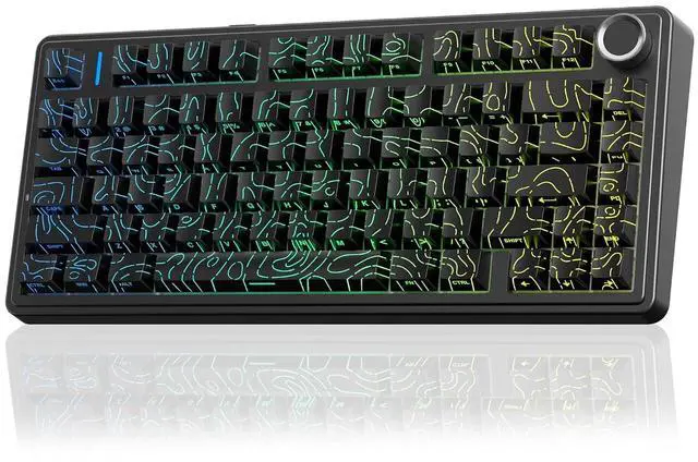 Main image of AULA F75 HE Wireless Gaming Keyboard, Hall Effect Magnetic Switch Keyboard with Rapid Trigger, BT5.0