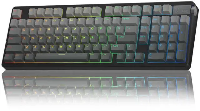 Main image of LEOBOG A98 Wireless Mechanical Keyboard, Tri-Mode BT5.0/2.4GHz/USB-C, Creamy Keyboard with Number Pa
