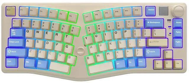 Main image of x LEOBOG Alice A75 Ergonomic Keyboard, Wireless Mechanical Gaming Keyboard Tri-Mode BT5.0/2.4G/Wired