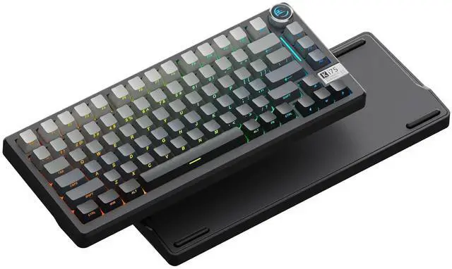 Main image of SOLAKAKA KI75 Wireless Mechanical Keyboard, Aluminum Gaming Keyboard 75%, Hot-swappable, Side-Printe