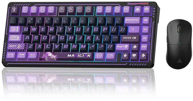 Main image of LINGBAO K75 Wireless Mechanical 75% Anime Gaming Keyboard+SM850 - Wireless Gaming Mouse