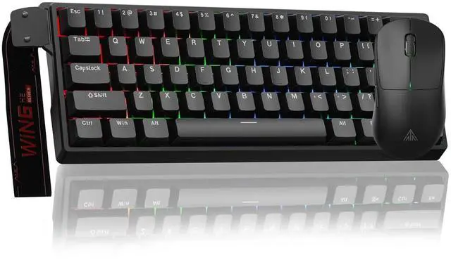 Main image of Aula WIN60 HE Keyboard and Mouse Combo, 60% Mechanical Gaming Keyboard Wired, Magnetic Switch Rapid