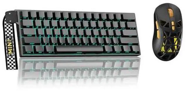 Main image of Aula MINI60 HE PRO - 60% Mechanical Gaming Keyboard Wireless, Hall Effect Magnetic Switch(Black)+SM8