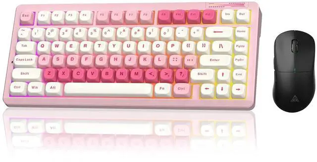 Main image of LINGBAO K75 Wireless Mechanical 75% Anime Gaming Keyboard+SM850 - Wireless Gaming Mouse