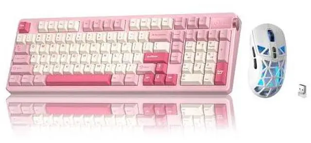 Main image of LEOBOG A98 Wireless Mechanical Keyboard, Tri-Mode BT5.0/2.4GHz/USB-C Creamy Keyboard +SOLAKAKA SM802
