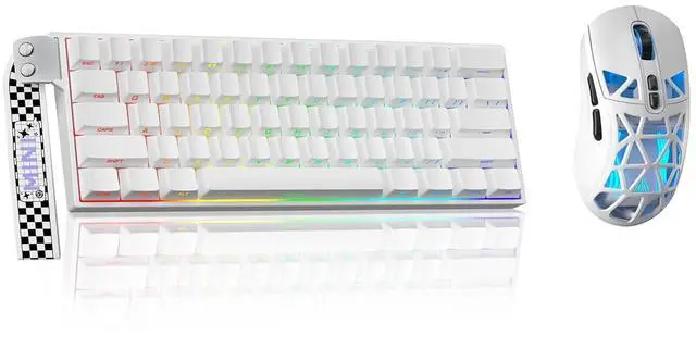 Main image of Aula MINI60 HE PRO - 60% Mechanical Gaming Keyboard Wireless, Hall Effect Magnetic Switch(White)+SM8