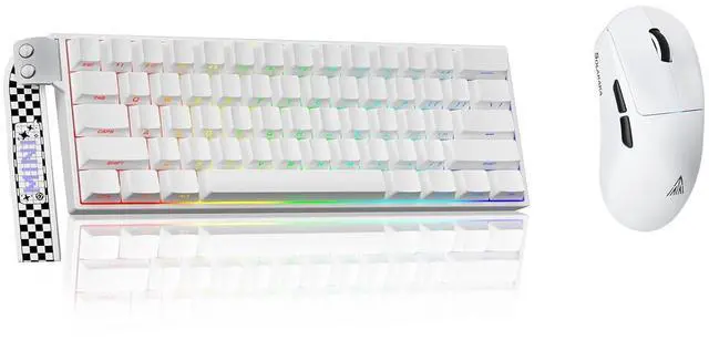 Main image of Aula MINI60 HE PRO - 60% Mechanical Gaming Keyboard Wireless, Hall Effect Magnetic Switch(White)+SOL