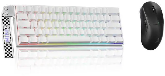 Main image of Aula MINI60 HE PRO - 60% Mechanical Gaming Keyboard Wireless, Hall Effect Magnetic Switch(White)+SOL