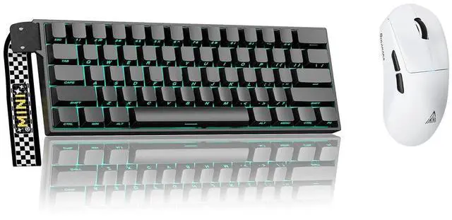 Main image of Aula MINI60 HE PRO - 60% Mechanical Gaming Keyboard Wireless, Hall Effect Magnetic Switch(Black)+SOL
