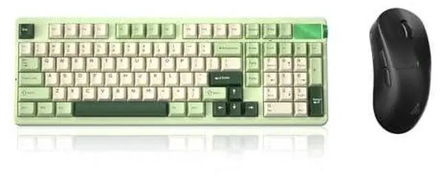 Main image of LEOBOG A98 Wireless Mechanical Keyboard and Mouse Combo, RGB Backlit Rechargeable 8000mAh Battery, C