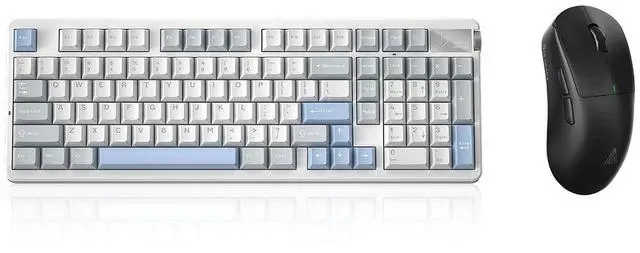 Main image of LEOBOG A98 Wireless Mechanical Keyboard and Mouse Combo, RGB Backlit Rechargeable 8000mAh Battery, C