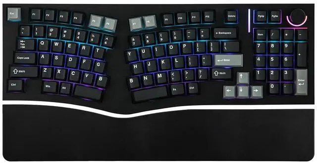 Main image of Feker Alice98 Ergonomic 98 Keys Custom Mechanical Keyboard, VIA Programmable, USB-C Wired Gaming Key