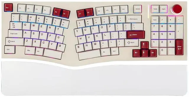 Main image of Feker Alice98 Ergonomic 98 Keys Custom Mechanical Keyboard, VIA Programmable, USB-C Wired Gaming Key