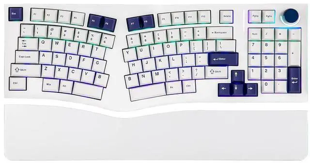 Main image of Feker Alice98 Ergonomic 98 Keys Custom Mechanical Keyboard, VIA Programmable, USB-C Wired Gaming Key