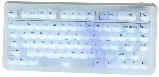 Main image of Jade75 75% Resin Molding Mechanical Keyboard, BT5.0/USB-C/2.4GHz Wireless Gaming Keyboard, QMK&VIA P