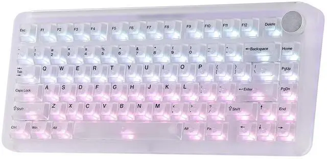 Main image of Phantom81 V4 Acrylic Semi-Translucent Mechanical Keyboard, Creamy Gasket, 75% Wireless Gaming Keyboa