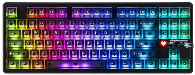 Main image of Aula F87 PRO V2 Wireless Gaming Keyboard with 10000mAh Battery, 8K Polling, SOCD/MT/TGL, BT/2.4GHz/W