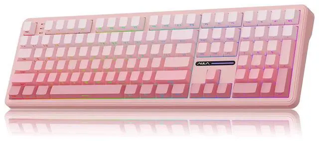 Main image of Aula F108 100% Wireless Gaming Keyboard, Full Size Custom Gasket Mechanical Keyboard, 4000mAh Batter