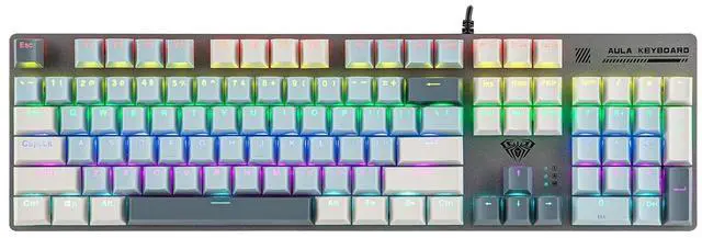 Main image of Aula S500 Wired Gaming Keyboard, 100% Full Size Mechanical Keyboard with Number Pad, 104 Keys, NKRO,