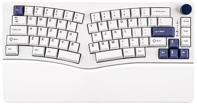 Main image of Feker Alice80 68 Keys Ergonomic Mechanical Keyboard, QMK & VIA Programmable, Wired Gaming Keyboard w