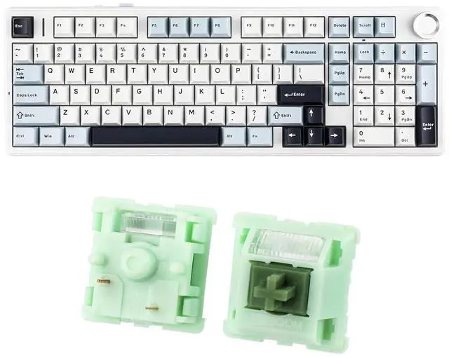 Main image of Aula F99 PRO 96% Mechanical Keyboard with 70 Pieces Matcha V2 Switches