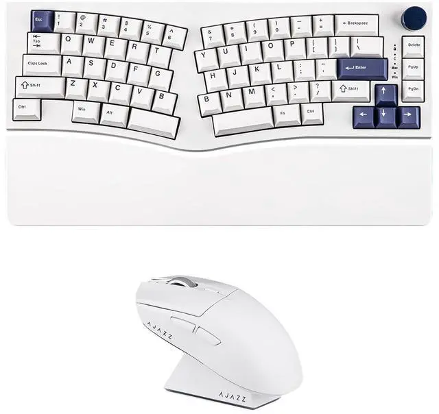 Main image of Alice80 68 Keys Ergonomic Mechanical Keyboard with AJ139 V2 MC Gaming Mouse with Charging Base