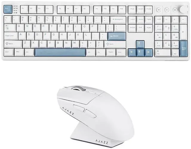 Main image of Vibe108 Full Size Mechanical Keyboard with AJAZZ AJ139 V2 MC Gaming Mouse with Charging Base