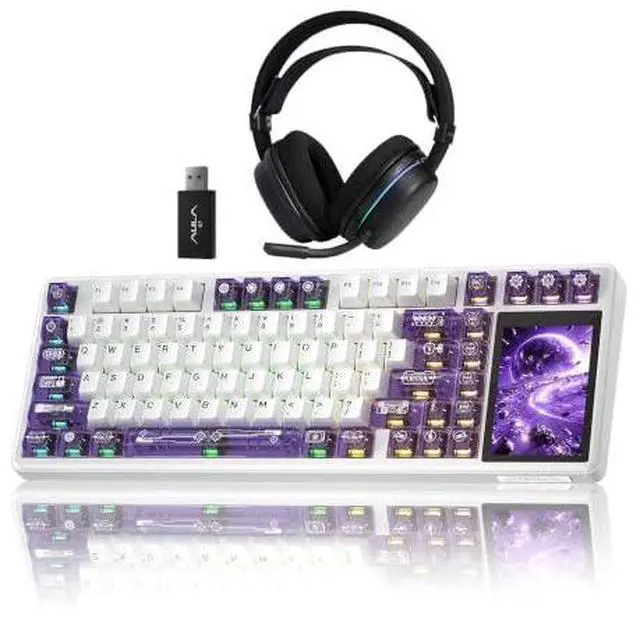 Main image of Aula Wireless Keyboard and Headset Combo, Aula L99 Wireless Keyboard G7 Wireless Headset