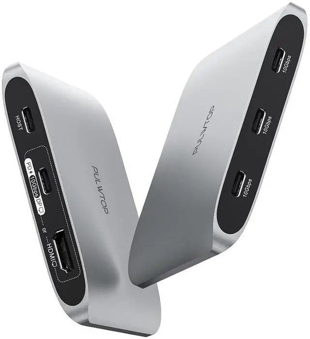 Main image of 6-in-1 USB C Hub with 4K HDMI,3 USBC 10 Gbps Data Ports, Full-Featured USB-C100W Power Delivery+10 Gbps Data Ports+4K DP